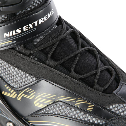 In-Line Skates, Black-Gold, Size 42
