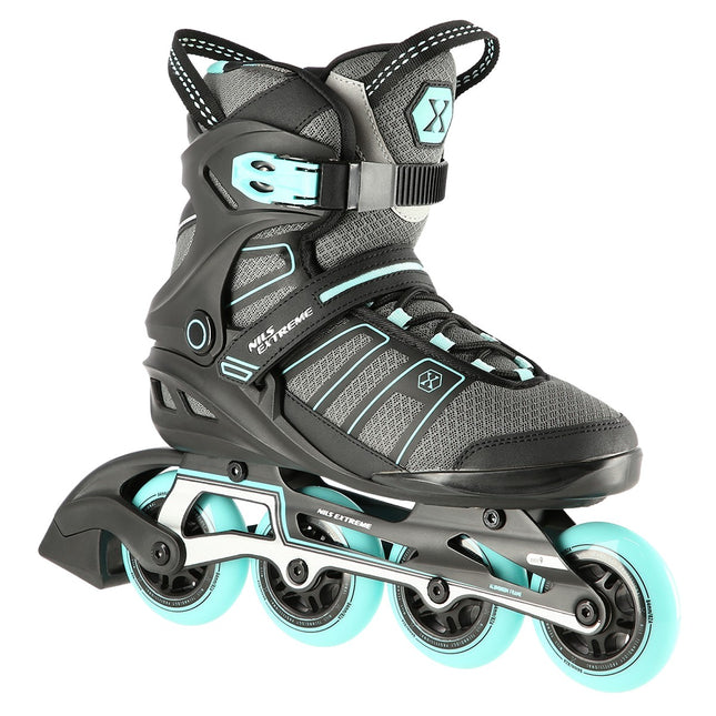 Inline skates, zwart-munt, maat 45