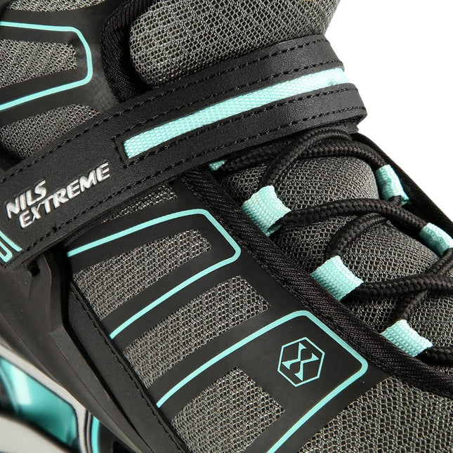 Inline skates, zwart-munt, maat 45