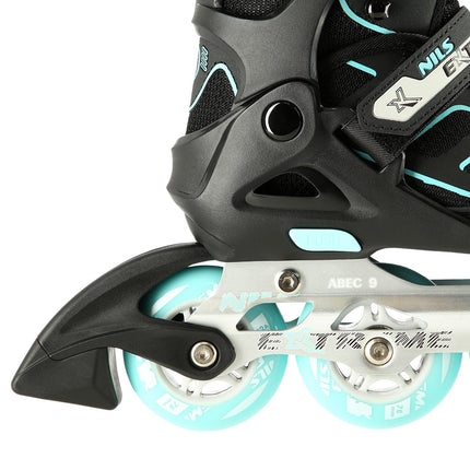 In-Line Skates, Black-Mint, Size L (39-42)
