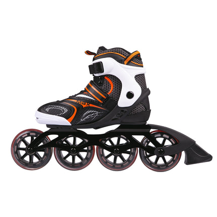 In-Line Skates, Black-Orange, Size 40
