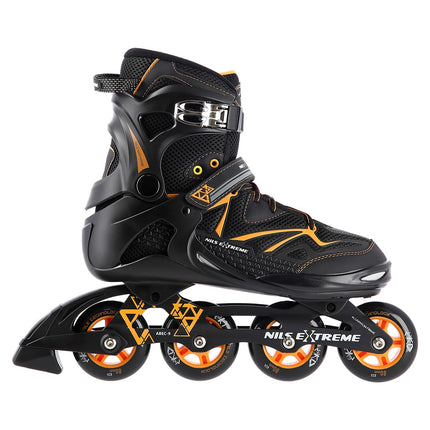 In-Line Skates, Black/Orange, Size 40