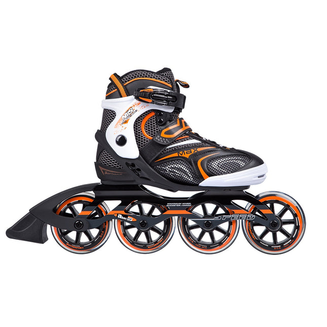 Inline skates, zwart-oranje, maat 41