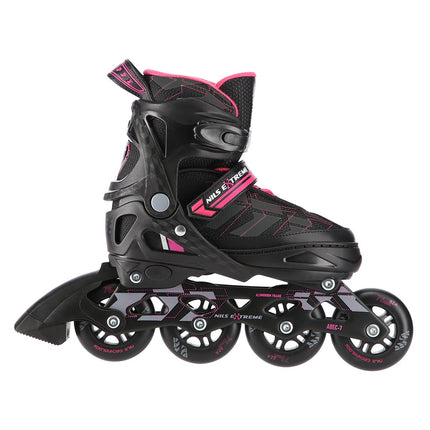 In-Line Skates, Black/Pink, Size L (39-42)
