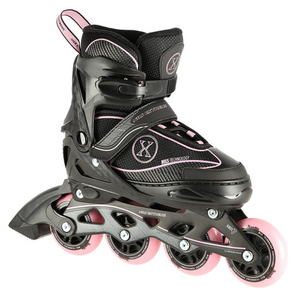 In-Line Skates, Black-Pink, Size M (35-38)