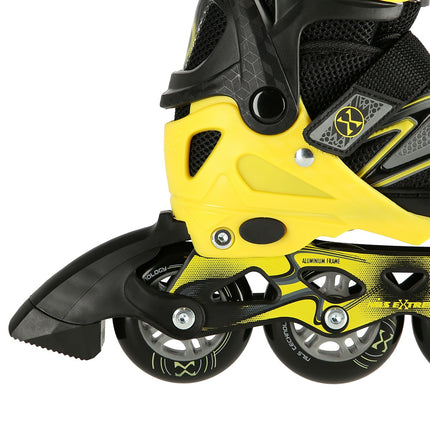 In-Line Skates, Black-Yellow, Size L (39-42)