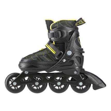 In-Line Skates, Black/Yellow, Size L (39-42)