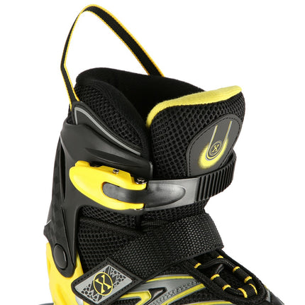 In-Line Skates, Black-Yellow, Size S (31-34)
