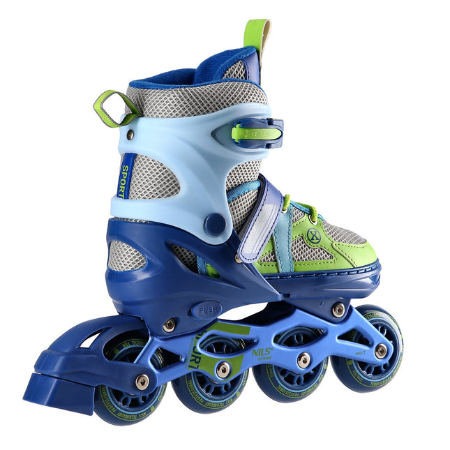 Inline skates, blauwgroen, maat L (39-42)