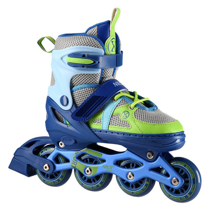 In-Line Skates, Blue-Green, Size M (35-38)