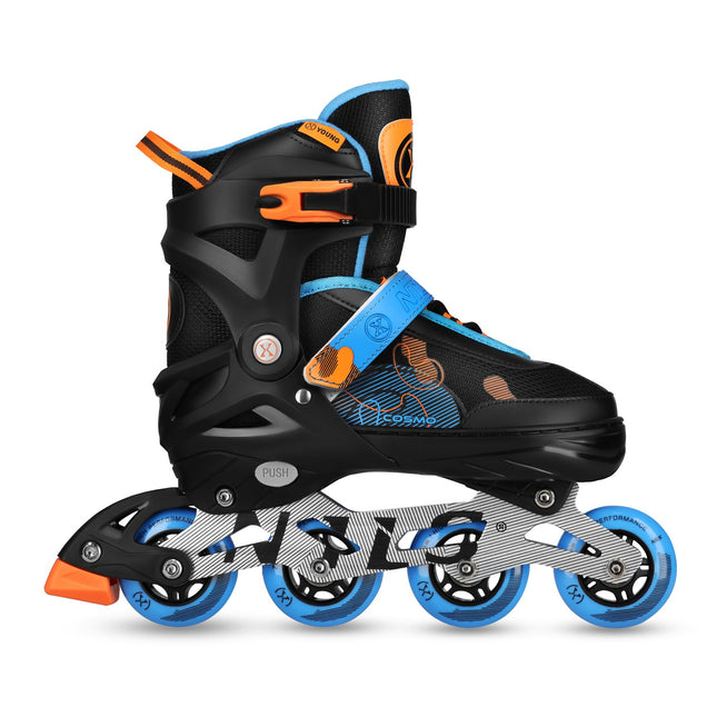 Inline skates, Cosmo Blue, maat M (34-37)
