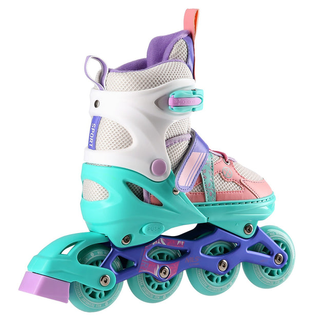 Inline skates, wit-munt, maat L (39-42)
