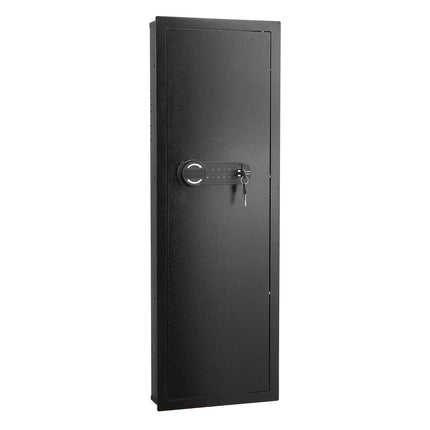 In-Wall Safe, 43.3-Inch 4-Tier, Password & Key, LED