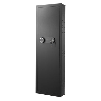 In-Wall Safe, 43.3-Inch 4-Tier, Password & Key, LED