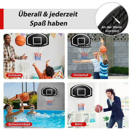 Indoor Basketball Hoop – 72x45.5cm Shatterproof Backboard