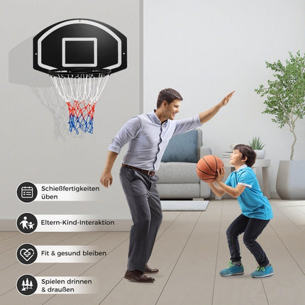 Indoor Basketball Hoop – 72x45.5cm Shatterproof Backboard