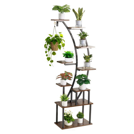 Indoor Plant Stand with Grow Lights, 9-Tier, 160 cm