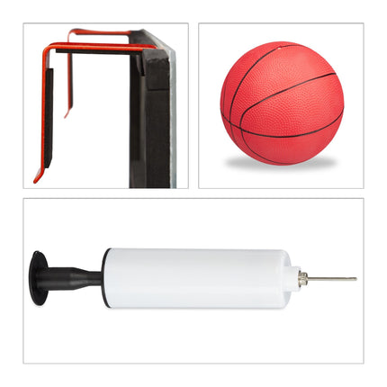 Indoor basketball hoop