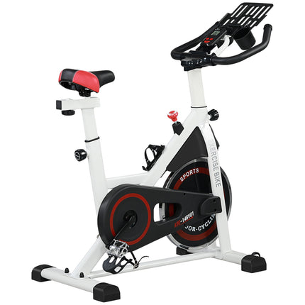 Indoor exercise bike, adjustable seat, LCD screen, steel