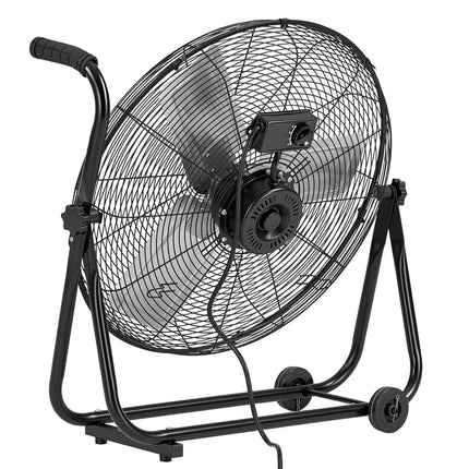 Industrial 24 Inch Floor Drum Fan, 7500 CFM, 3-Speed