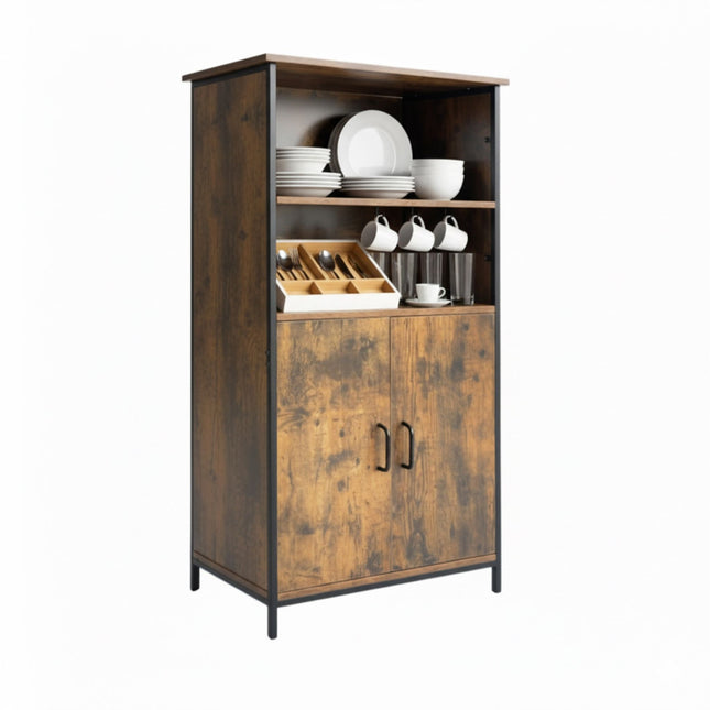 Industrial Kitchen Cabinet, Adjustable Shelves