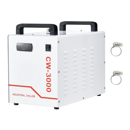 Industrial Water Chiller, 9 L Tank, 10 L/min Flow, 65W