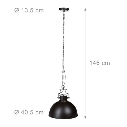 Industrial style pendant lamp