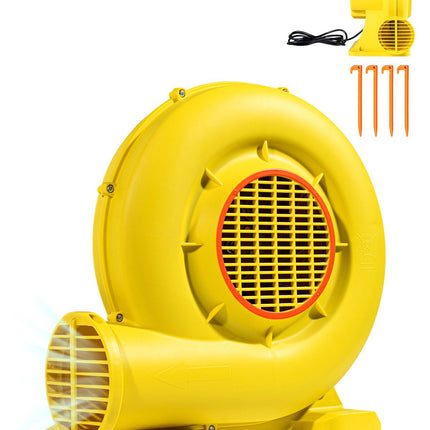 Inflatable Bounce House Blower 690W, 2 Speed, 2750 RPM, IP24, Yellow