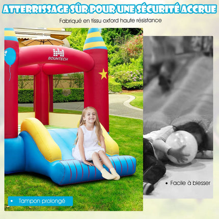 Inflatable Bouncy Castle With Slide, 480W, 190 x 260 cm