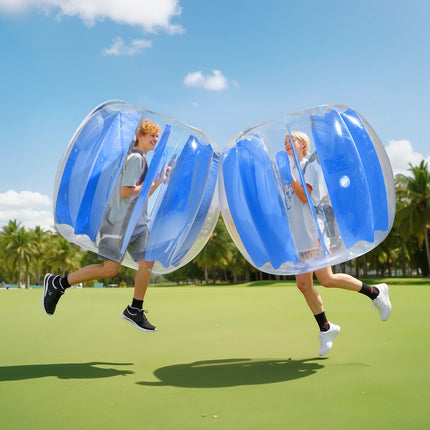 Inflatable Bumper Ball 4 ft, Thick PVC, 1-Pack Blue