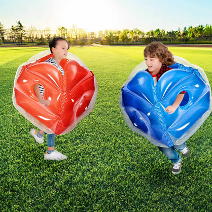 Inflatable Bumper Balls 2-Pack, 2 Ft PVC Kids Zorb