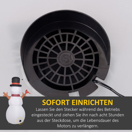 Inflatable 2.4m Indoor/Outdoor LED Snowman Decoration