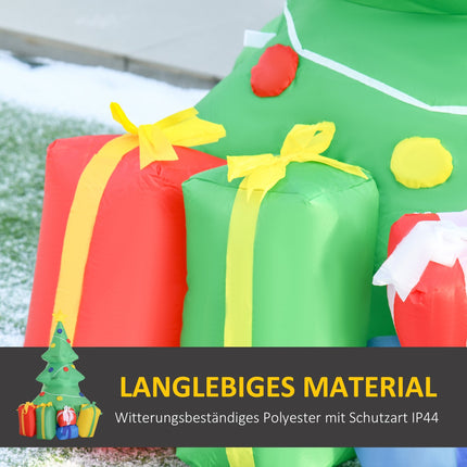 Inflatable Christmas Tree with Gifts, 1.5m, LED Lights