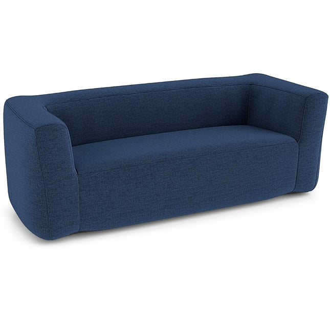 Dmuchana sofa podwójna ze zdejmowanym pokrowcem, niebieska, 138 cm