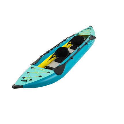 Inflatable Kayak Set with Aluminum Paddles & EVA Seats