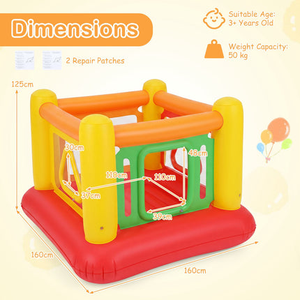 Inflatable Kids Bounce House with Ball Pit and Trampoline