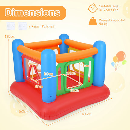 Inflatable Kids Bounce House with Ball Pit and Trampoline