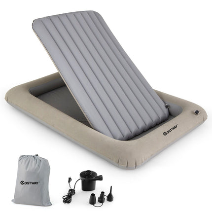 Inflatable Kids Travel Bed with Electric Pump & Bag