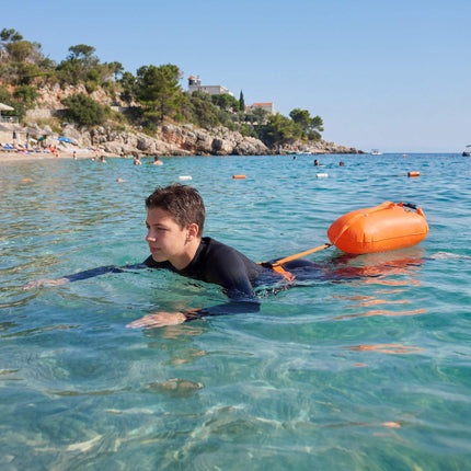 Inflatable Orange Safety Buoy with 18L Pocket