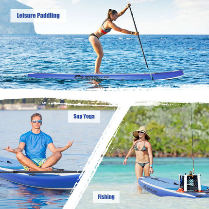 Inflatable Paddle Board 10.6 ft, Adjustable Paddle, Pump