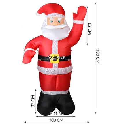Inflatable Santa Ruhhy 22624