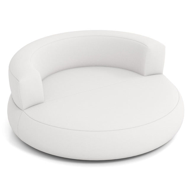 Sofa dmuchana ze zdejmowanym pokrowcem, 142 cm, biała