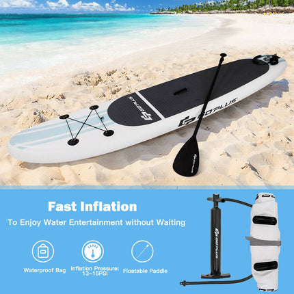 Inflatable Stand Up Paddle Board 10 Ft, Paddle and Pump