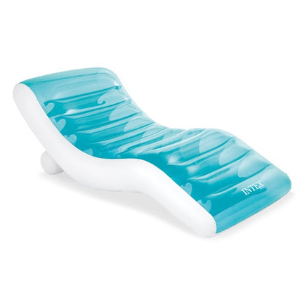 Inflatable Water Lounger, Ergonomic, 191x99 cm, Turquoise