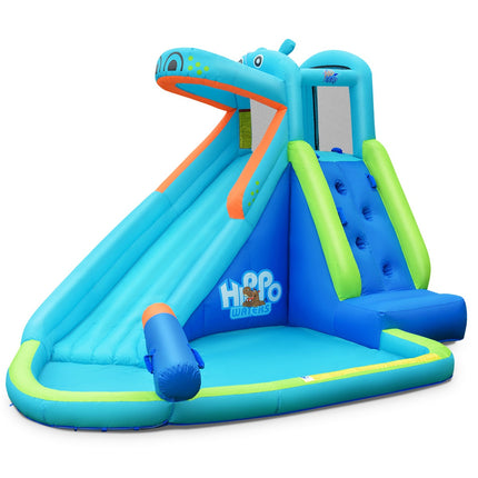 Inflatable Water Slide Bounce House With Splash Pool, 3-10