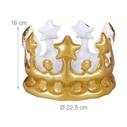 Inflatable crown 5-pack