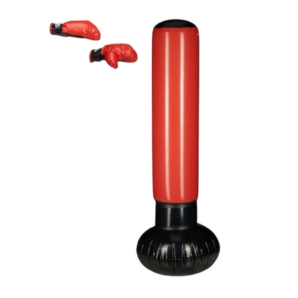 Inflatable punching bag