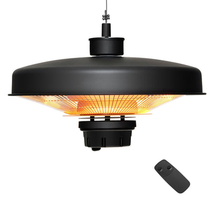 Infrared Ceiling Patio Heater 2000W, Remote Control, IP65