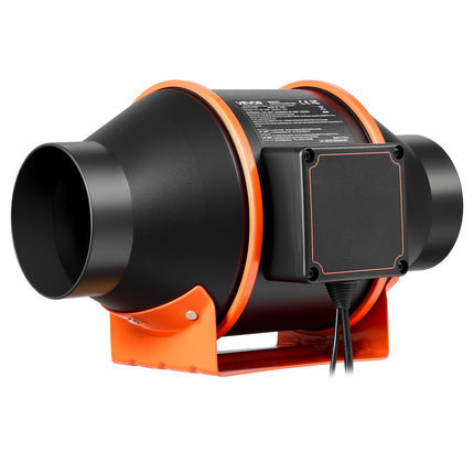Inline Duct Fan 4 Inch, 205 CFM EC Motor, App Control