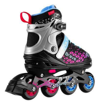 Inline & Hockey Ice Skates Set, 4-in-1, Pink, Size L (39-43)